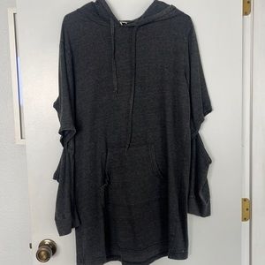 Hoodie sweatshirt dress size large